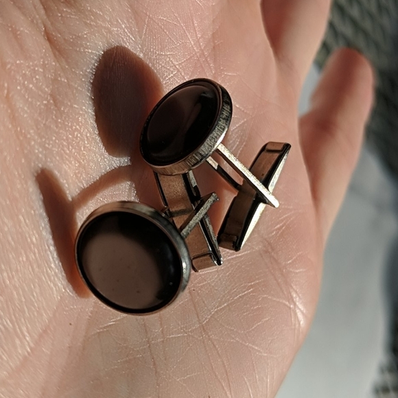 Vintage Men's Silver Cufflinks - Picture 7 of 8